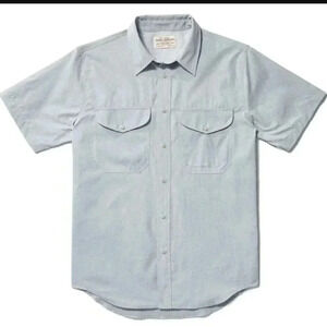 FILSON TWIN LAKES SHORT SLEEVE SPORT SHIRT | BLUE STONE